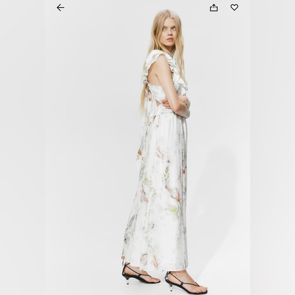 Floral Ruffle Dress - Picture 6 of 13